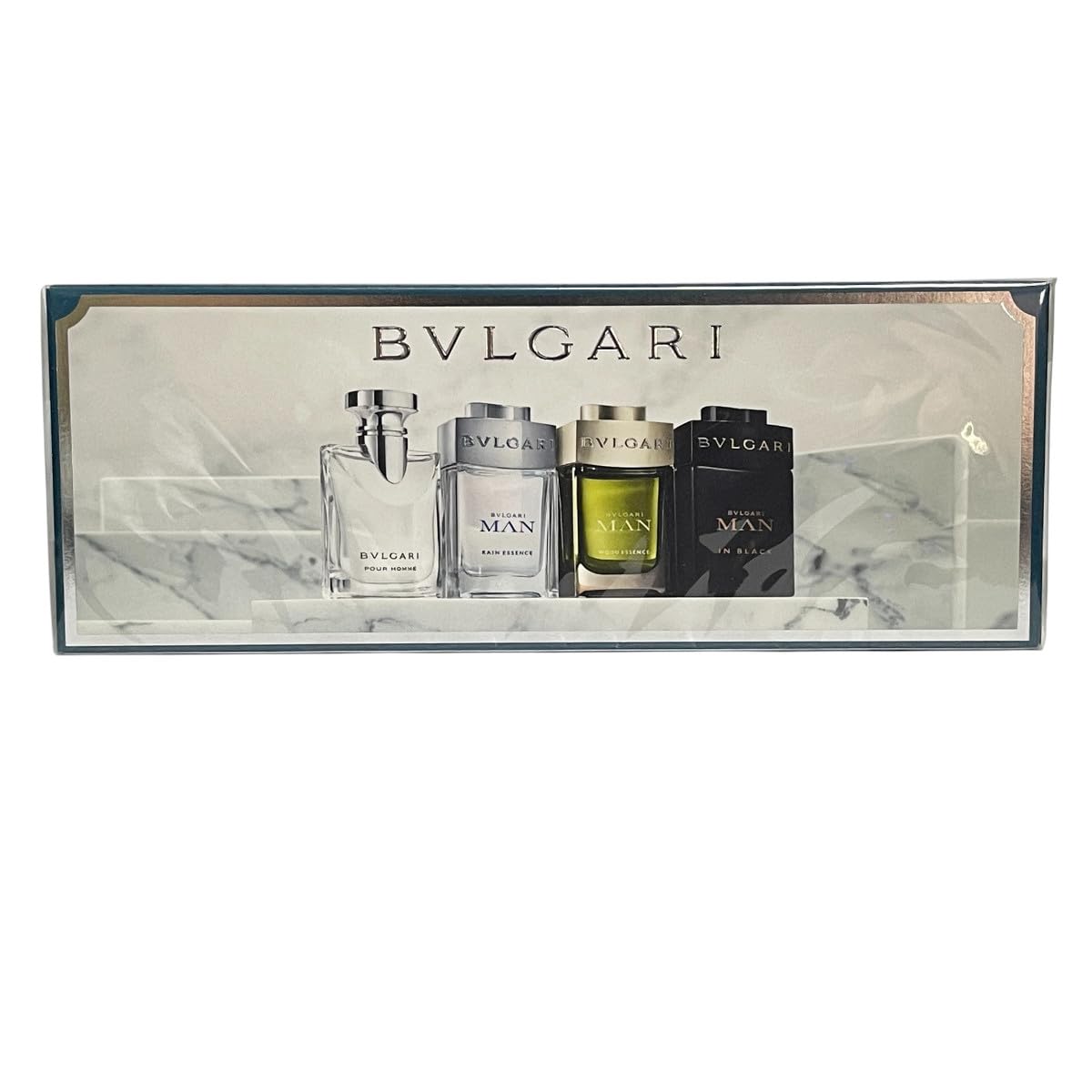 Bvlgari The Mens Gift Collection for Men - 4 Pc Mini Gift Set 5ml