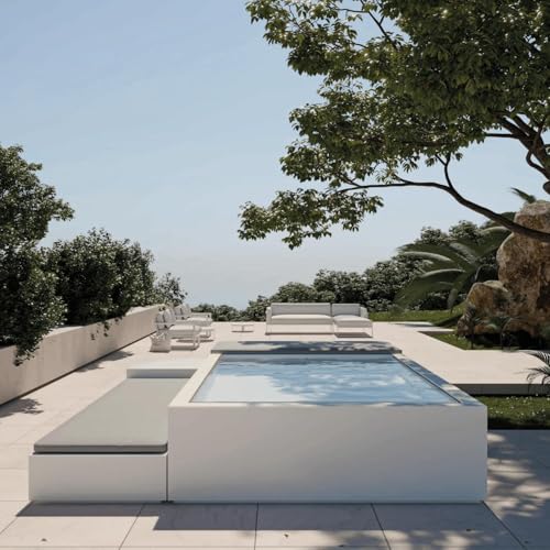 Piscina modular fácil de instalar, piscina al aire libre para patio trasero, piscina duradera sobre el suelo para disfrute familiar