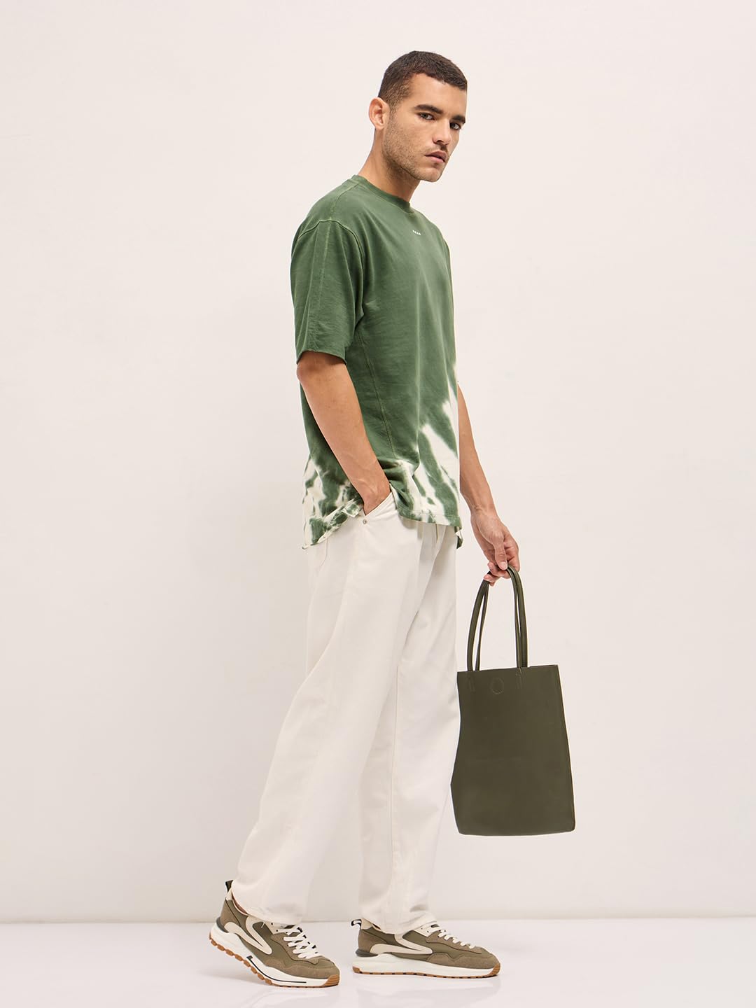 THE BEAR HOUSE Men's Tie-Dye Oversized Fit T-Shirt 2