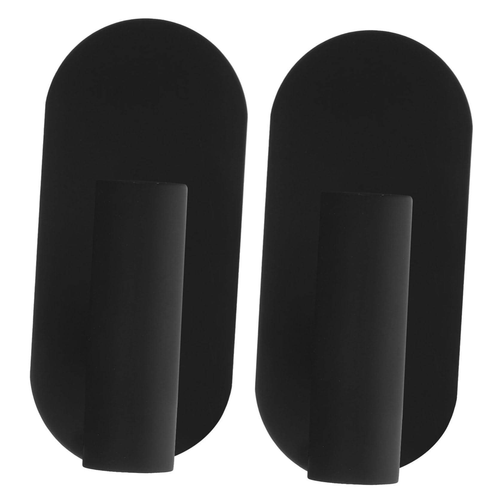 Mipcase 5 Series Gancho Adhesivo De Acero Inoxidable Baños Soporte De Pared Con Gancho Para Toallas Conformado Gancho Metálico Ganchos Para Colgar Una Servicio Pesado Negro 2 Piezas X 5