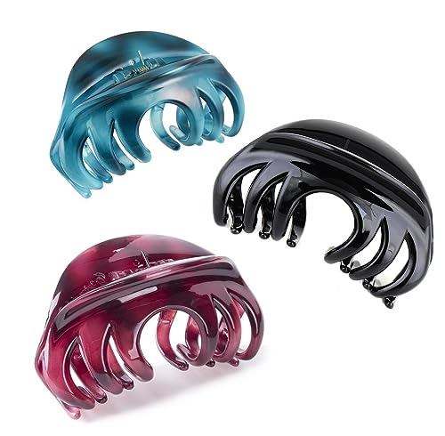 Pinza para cabello tamaño grande para cabello grueso miniatura 1