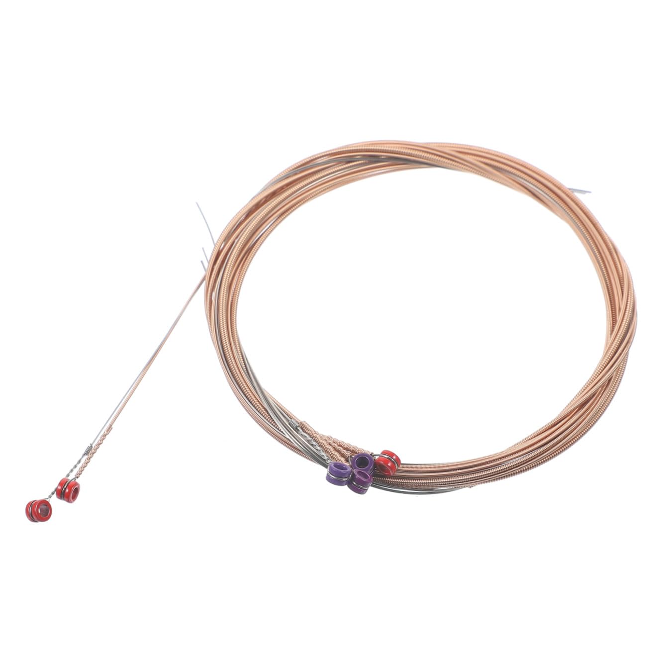 ifundom 24pezzi Corde Per Chitarra Folk Corde Musicali Accessori Per Chitarra Acustica Con Qualità Di Suono Ottimale e Resistenza Duratura