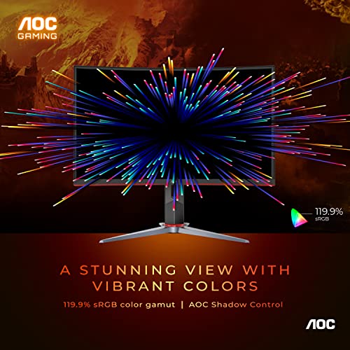 Aoc C27G2Z 27" Curved Frameless Ultra-Fast Gaming Monitor, Fhd 1080P, 0.5Ms 240Hz, Freesync, Hdmi/Dp/Vga, Height Adjustable, 3-Year Zero Dead Pixel Guarantee, Black, 27" Fhd Curved #TOP4