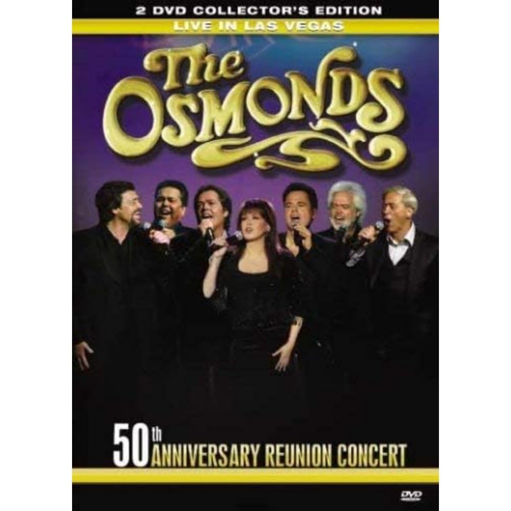 The Osmonds 50th Anniversary Reunited Live In Las Vegas  2008  DVD 2 Disc Set