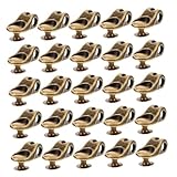 PACKOVE 30pcs Metal Boot Hooks for Hiking Shoes Antislip Lace Clips Durable Buckles for Repairing Camp Climbing Footwear Precision Design for Enhanced Stability Comfort