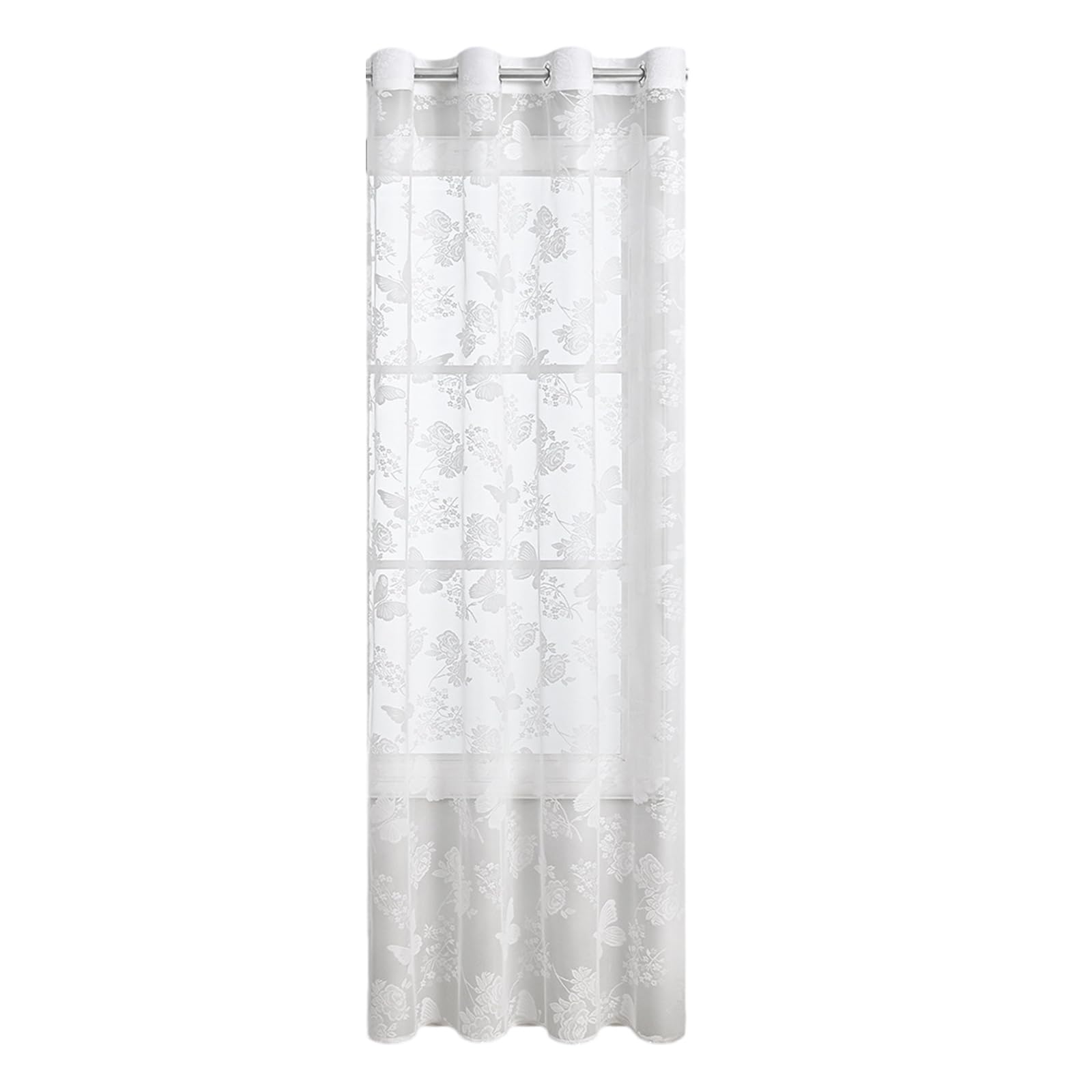carotoe Polyester Window Curtains for Light Privacy Protective Home Decoration Polyester Window Sheer