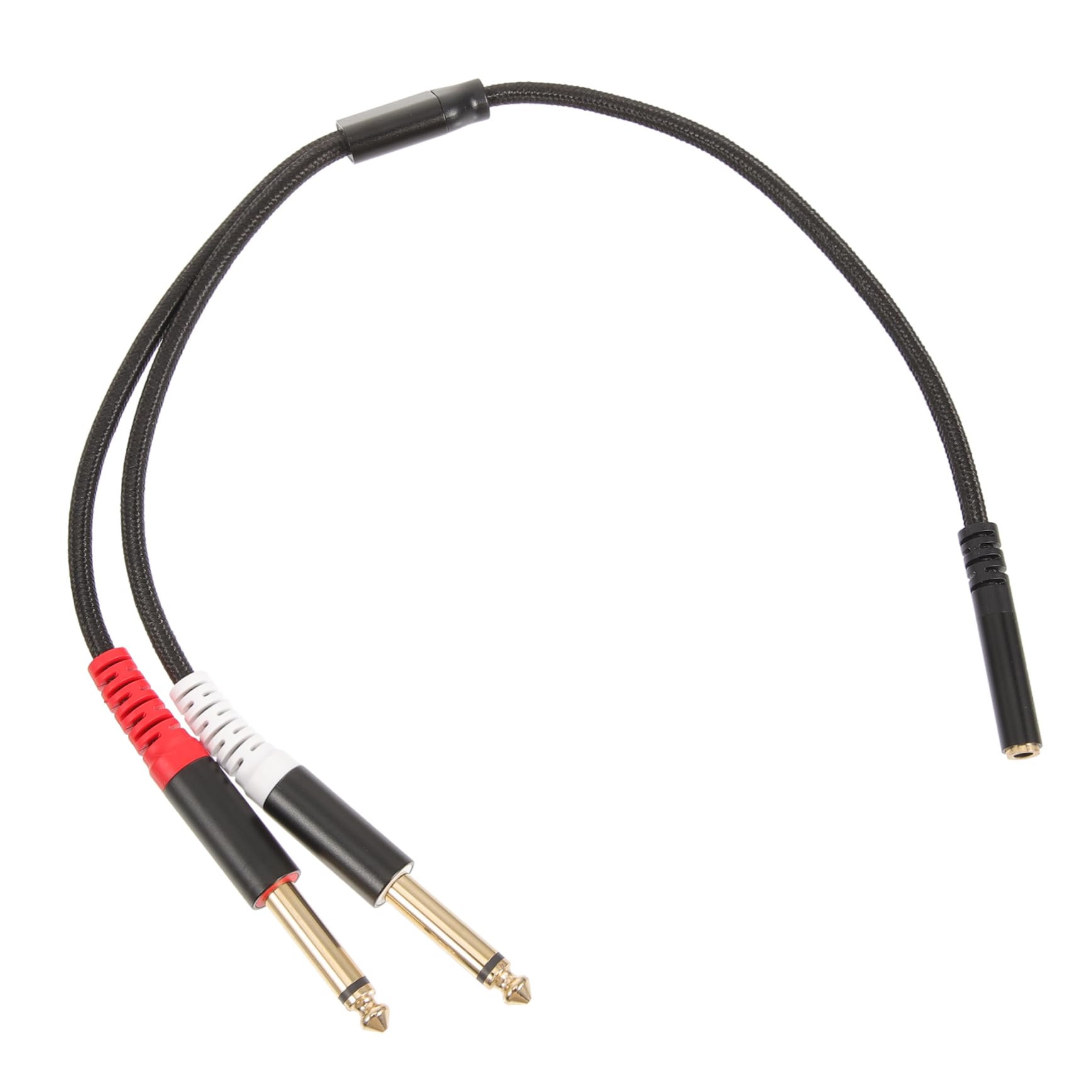 Mikikit 5pezzi Adattatore Audio Splitter Femmina Doppio Maschio Cavo Professionale Per Home Theater e Studio Facile Da Usare e Compatibile Con Dispositivi Audio e Video