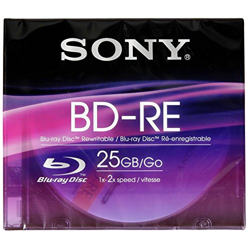 6 mejores discos Blu Ray grabables 18 Sony BNE25SL - Disco de BLU-Ray (BD-RE con Velocidad de Escritura de...