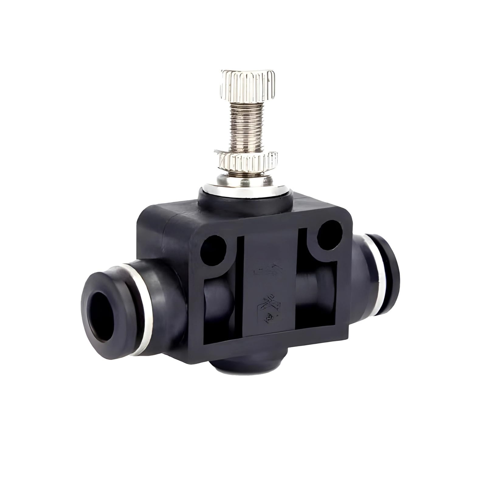 Sqxvueyqrs Sa Black Pneumatic Fitting Pipe Connector Tube Quick Fittings 10Mm/12Mm Pu Py Pk Pe Pv Hvff Pza Pm 1Pcs(,10Mm)