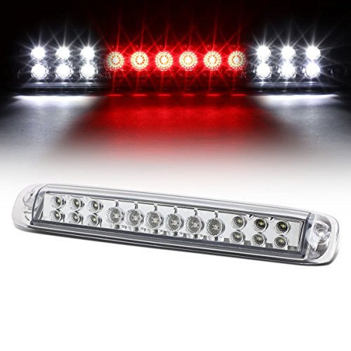 Auto Dynasty Compatible with Chevy Silverado/GMC Sierra ABS Plastic LED third 3rd Brake Light (Clear Lens) - 1st Gen GMT800