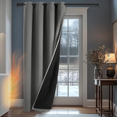 Deconovo Thermal Noise Reducing Door Curtain Cover