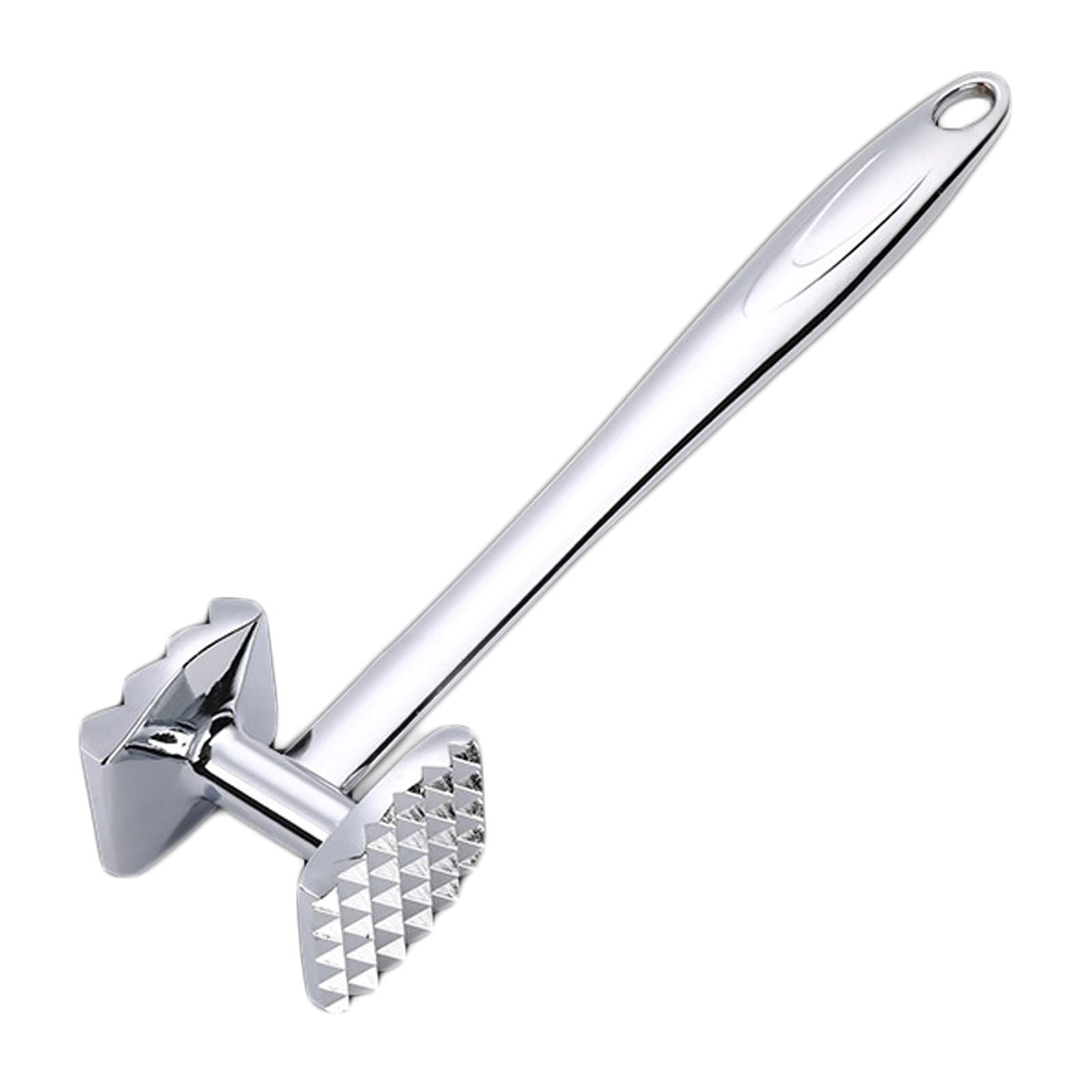DOONARCES Double-Sided Meat Tenderizer – Stainless Steel Meat Hammer For Beef, Chicken, Pork | Kitchen Mallet Tool With Hanging Hook - View #2