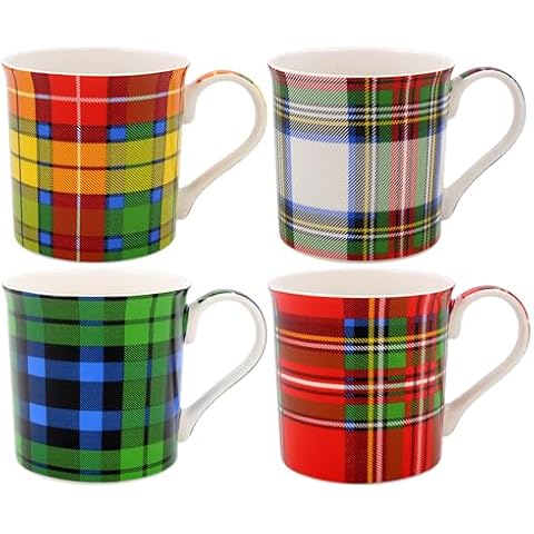 Lesser & Pavey Tartan Ceramic Mug Set Cover