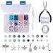 Produktbild SUNNYCLUE 1 Set 650 + pcs Luxus Schmuck Machen Kit Perlen Charm Armband Halskette DIY Craft Kits für Kinder Teen, Mädchen Erwachsene Kinder, Mischfarbe