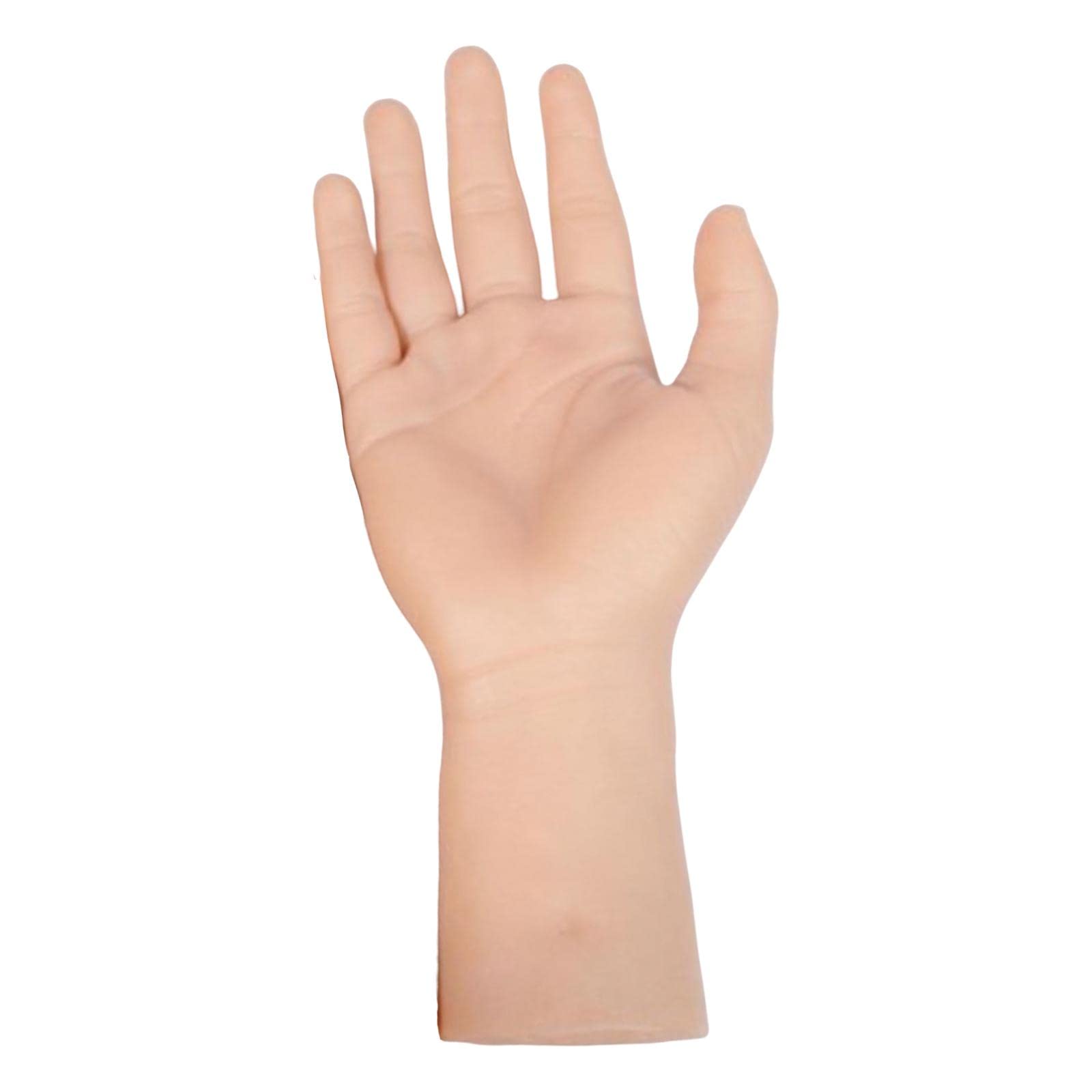 BNF®Silicone Practice Hand Life Sized Fake Skin for Training Display Artists|Health & Beauty | Nail Care Manicure & Pedicure | Nail Practice & Display|1 Piece Hand Model-image-45