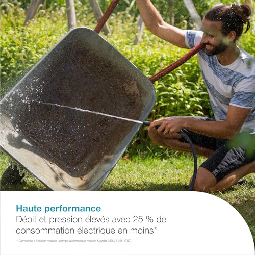 GARDENA Groupe de surpression 4600 Silent Pompes: Irrigation automatisée et approvisionnement en eau domestique 25 pourcent de consommation d’énergie en moins 9070 20 - vue 4