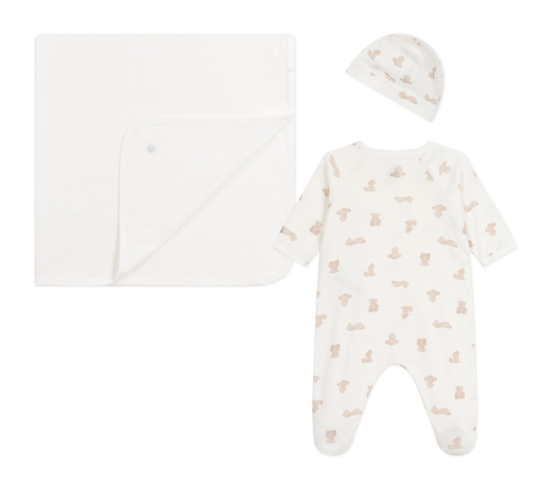 Petit Bateau - Caja de Regalo para bebé de algodón Impreso