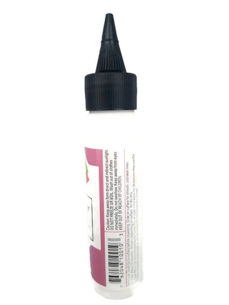 Art Glitter Glue Designer Dries Clear Adhesive 2 oz with Ultra Fine Metal Tip: Industrial & Scientific