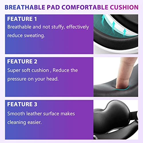 Kovshuiwe Head Strap For Oculus Quest 2, Design Replacement For Elite Strap, Adjustable, Ergonomic Design Relieves Pressure On The Face, Vr Accessories Compatible For Oculus/Meta Quest 2 #TOP3