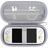 khanka Stroage Case for Anbernic RG VITA Pro / RG VITA /Retroid Pocket 6 / Retroid Pocket 5 /Retroid Pocket G2/Retroid Pocket 4 Retro Handheld Game Console & Accessories,Case Only（White）
