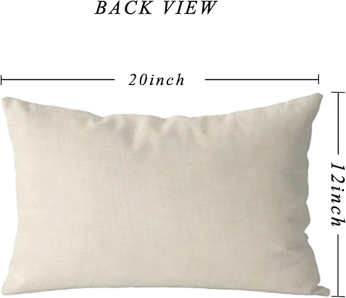 Miniatura 2 de Fundas de almohada de Navidad de 20 x 12 pulgadas color rosa para árbol de Navidad funda de almohada de invierno decoración del hogar funda de cojín