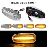 Hervorragende Optik, jede dynamische Seitenblinker-Repeater-Leuchte verfügt über 18 hochwertige 2835 SMD-LED-Chips für zusätzliche Helligkeit.