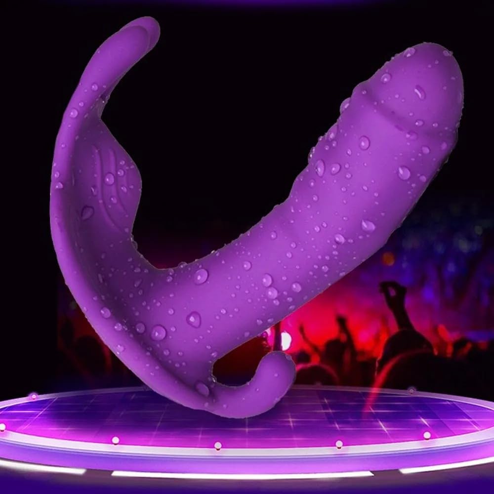 Vibratore Potenti vibratori indossabili con vibratore Per Massaggio punto G donna Telecomando Gel di silice Vibratore a farfalla Giocattoli sessuali Per Massaggio clitoride donna