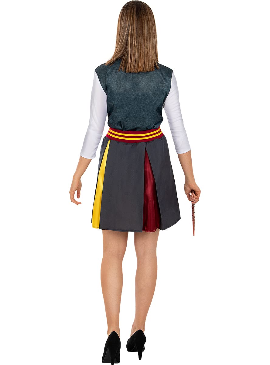 Funidelia | Jupe Gryffondor - Harry Potter pour femme Poudlard, Magiciens, Hogwarts - Déguisement pour Adultes et accessoires pour Halloween, carnaval et fêtes - Noir