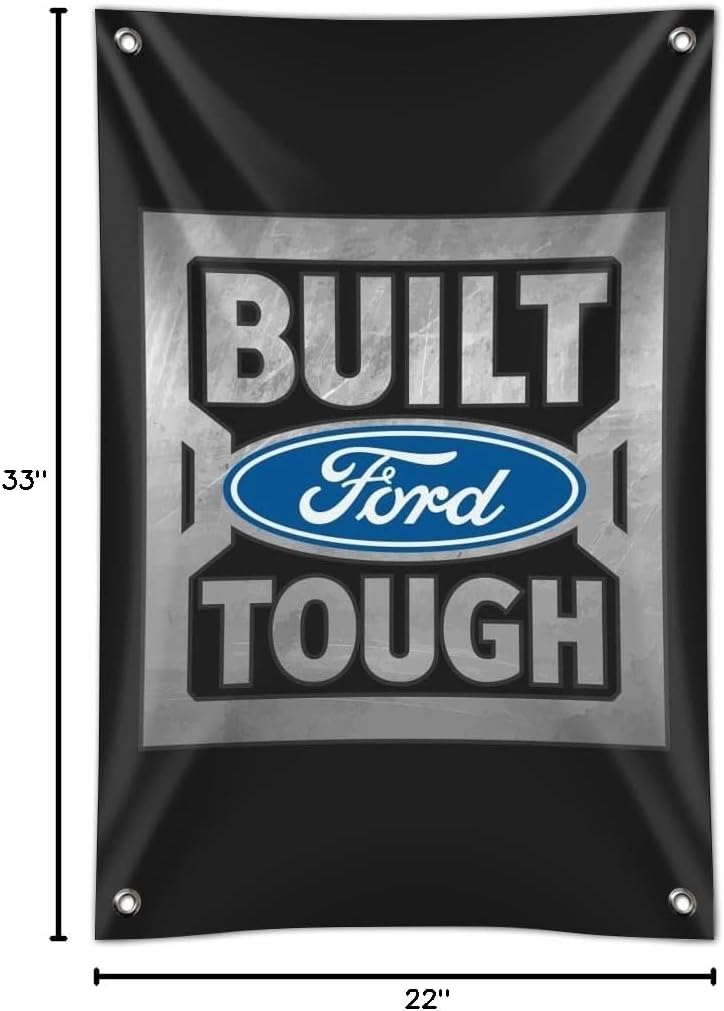 Ford Built Ford Tough Home Business Office Sign