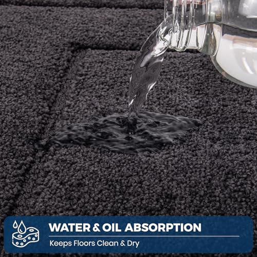 Tapis de cuisine lavable en machine antidérapant doux