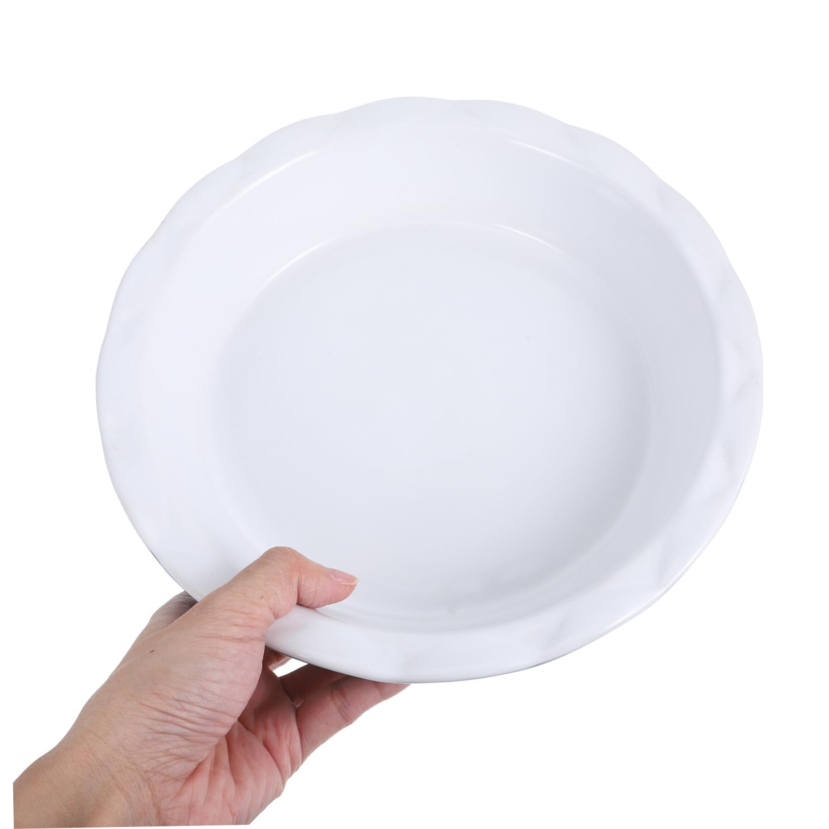 STOBAZA Plat à Tarte Rond en Céramique, Cuisson Uniforme, 1 Pièce