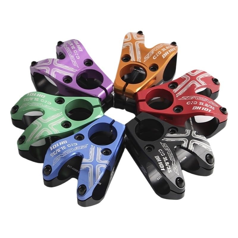 Attacco Manubrio Mtb Attacco manubrio for mountain bike Attacco manubrio for mountain bike Diametro 31,8 mm/35 mm Accessori for riser in lega di alluminio con manico corto Attacco Manubrio Bici Da Cor