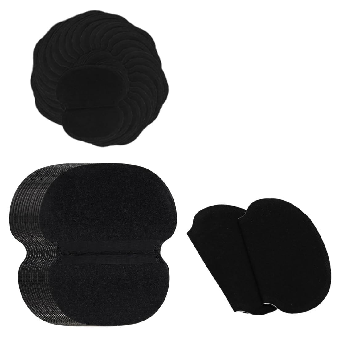 40 Piezas Almohadillas Sudor Axilas,Almohadillas Antitranspirantes Para Axilas Suaves,Antitranspirante Axilas,Cómodo Y Invisible,Uso Diario Para Mujer Y Hombre(Negro)