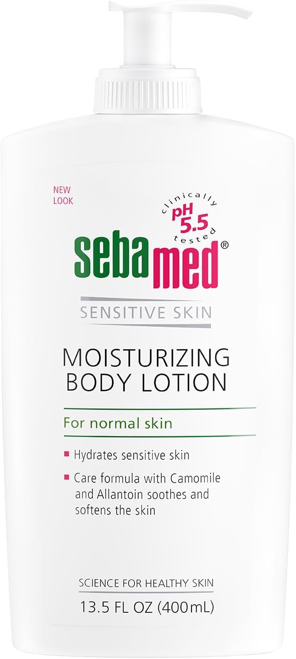 Moisturizing Lotion with Pump pH 5.5 for Sensitive Skin Dermatologist Recommended Moisturizer 13.5 Fluid Ounces (400 Milliliters)