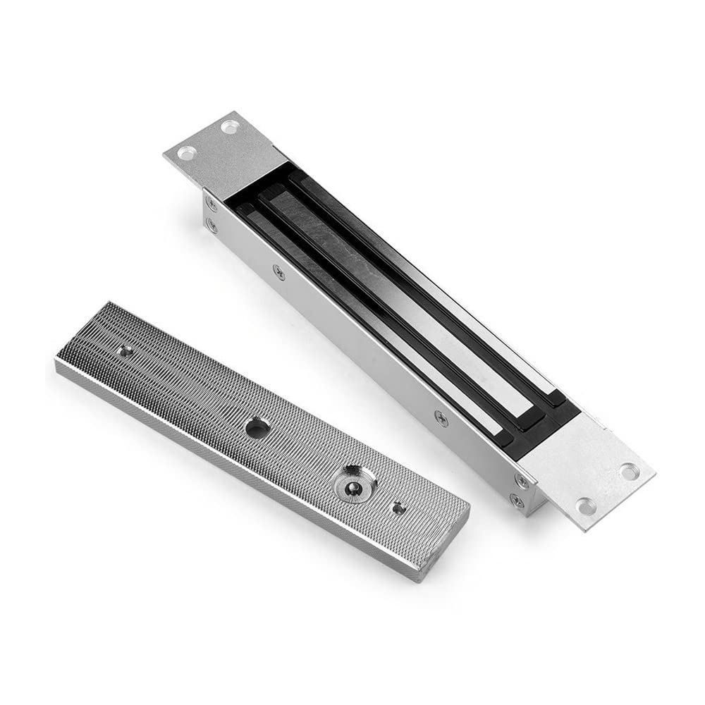 280KG/600lbs Serrure magnétique électrique DC12V Installation intégrée Étanche NC Fail Safe Serrure électromagnétique pour système de contrôle d'accès Porte en bois/métal/verre
