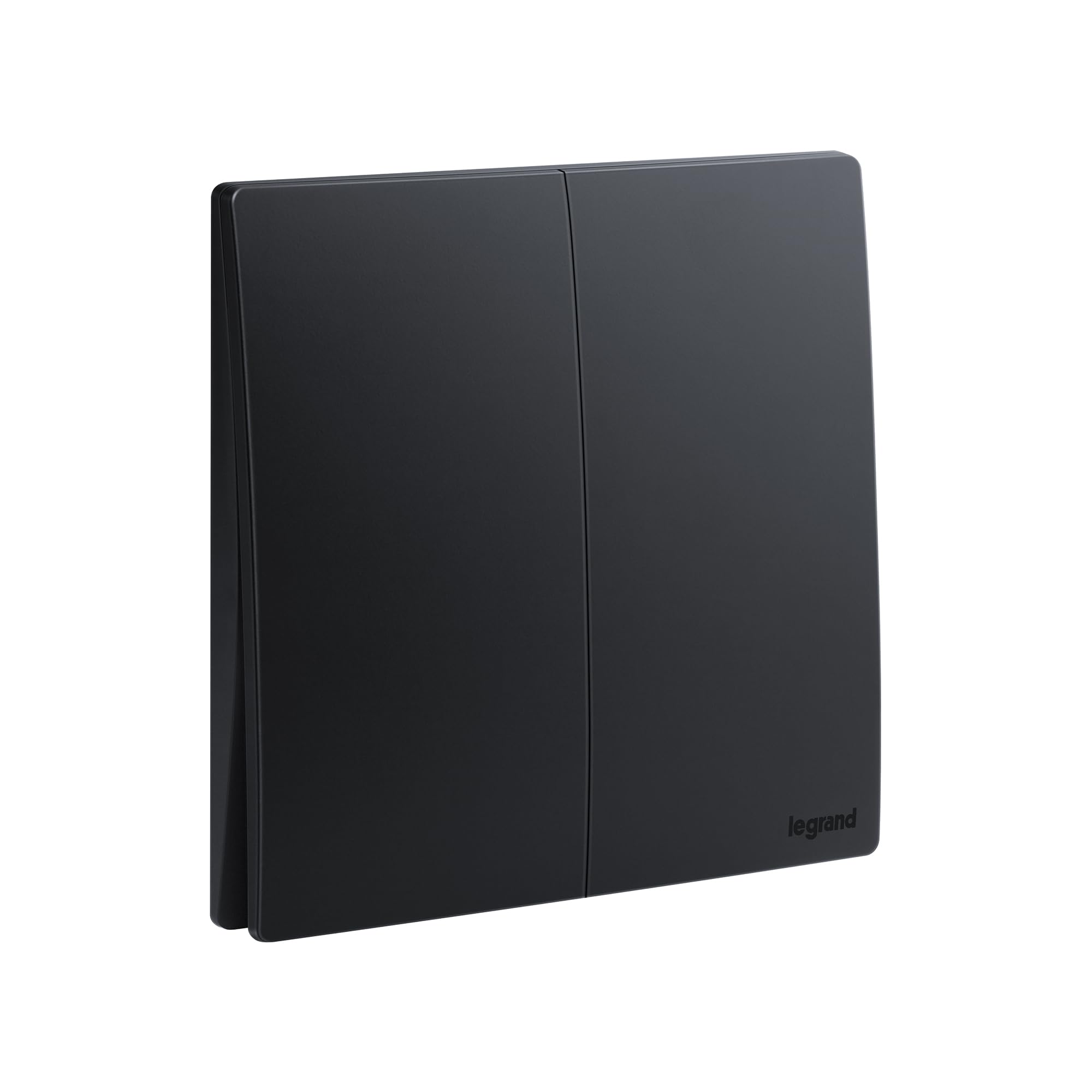 Legrand 16A 2G 2WAY SWITCH MALLIA SENSES MATT BLACK 281003MB -