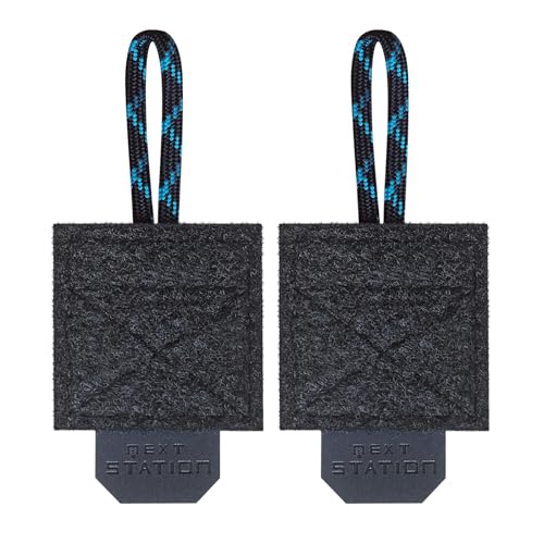 NEXT STATION 2PCS Radio Mic Holder Law Enforcement Keeps Radio Mic in Place Police Vest Accessories Blue