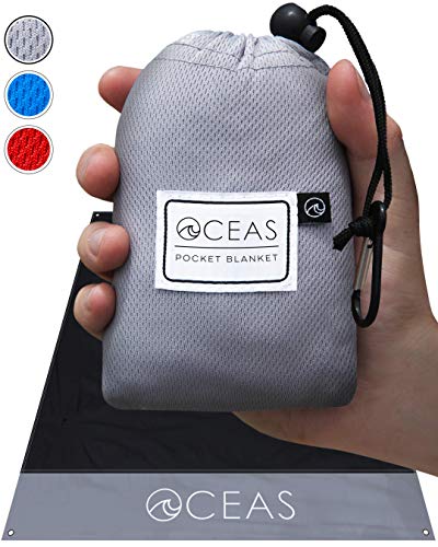 Oceas Outdoor Pocket Blanket - Waterproof and Sand Proof Beach Mat - Portable