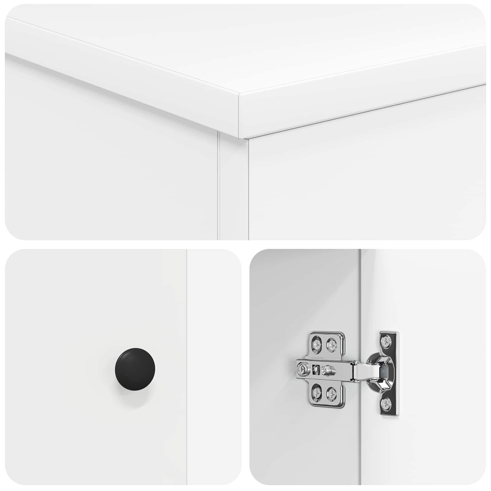 vidaXL Mobile da Bagno Bianco 54 x 41 x 70 cm Legno ingegnerizzato