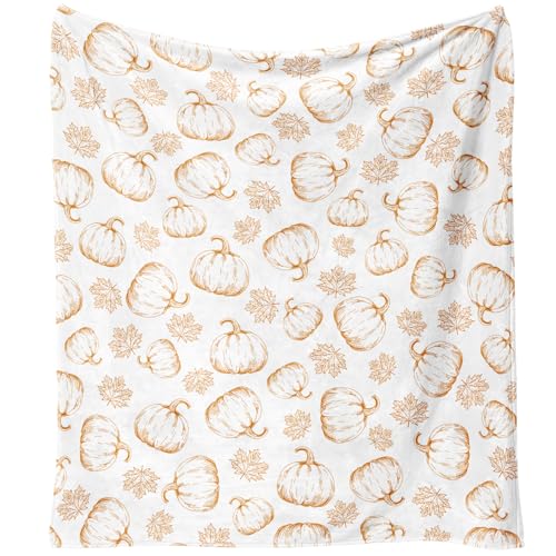 White Pumpkin Throw