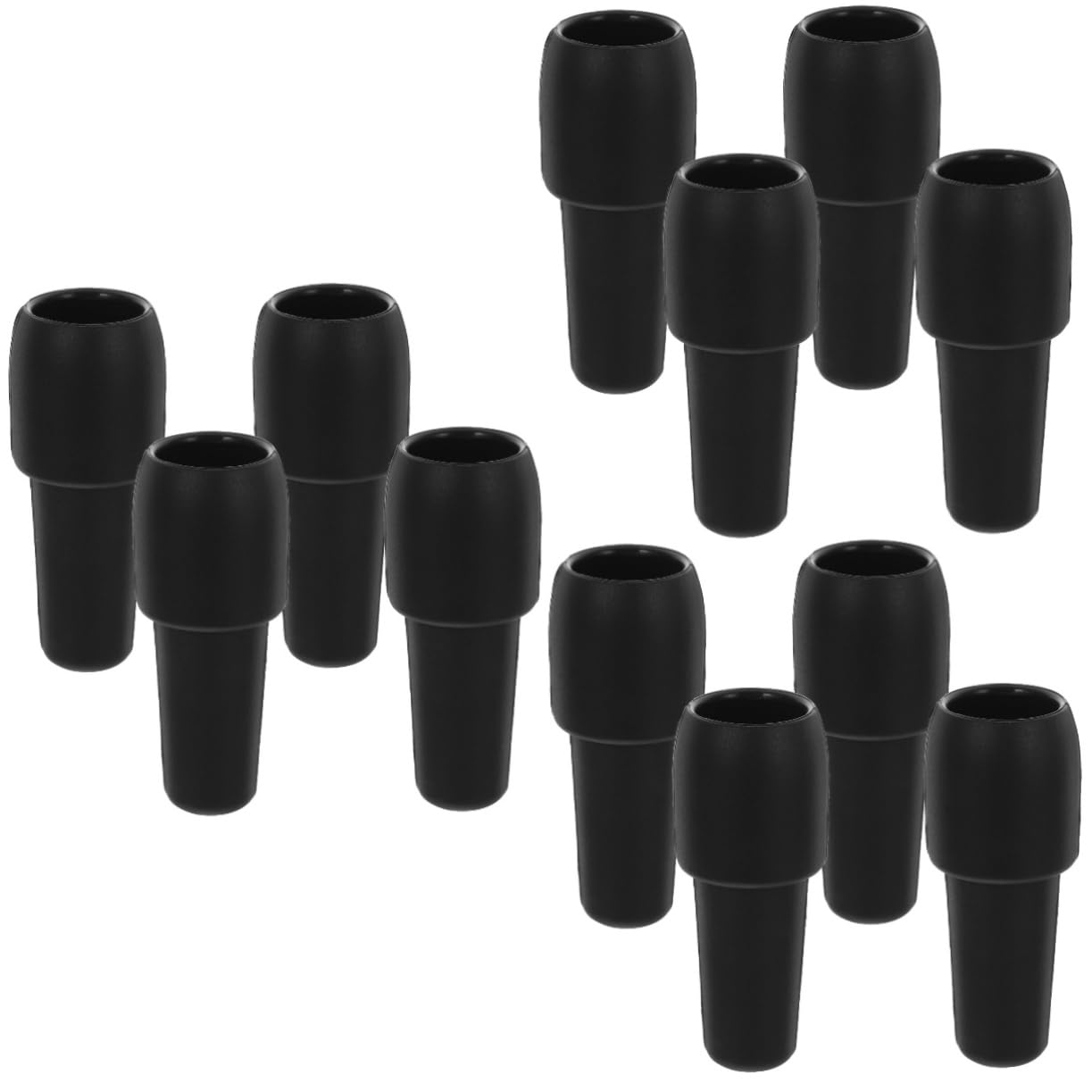 Tapón de vino de silicona PRETYZOOM con sellado hermético antiderrames para botellas, 12 uds