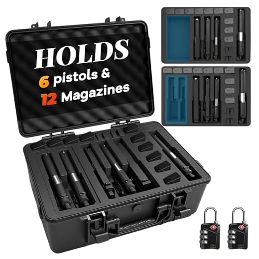 TSA Approved Pistol Case for Multiple Guns