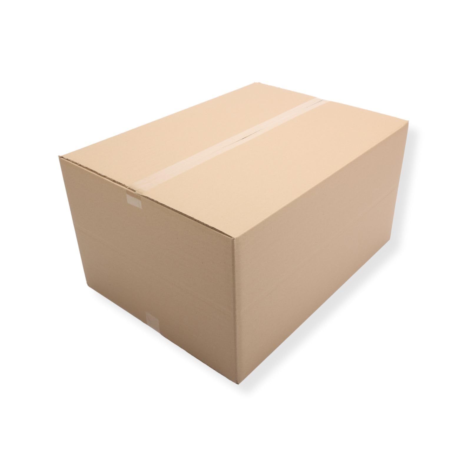 30 St. Faltkarton 800x600x400 2-wellig braun 2.40 BC-Welle Versandverpackung 80x60x40 Umzugs Bücherkartons mit Zusatzriller in der Mitte
