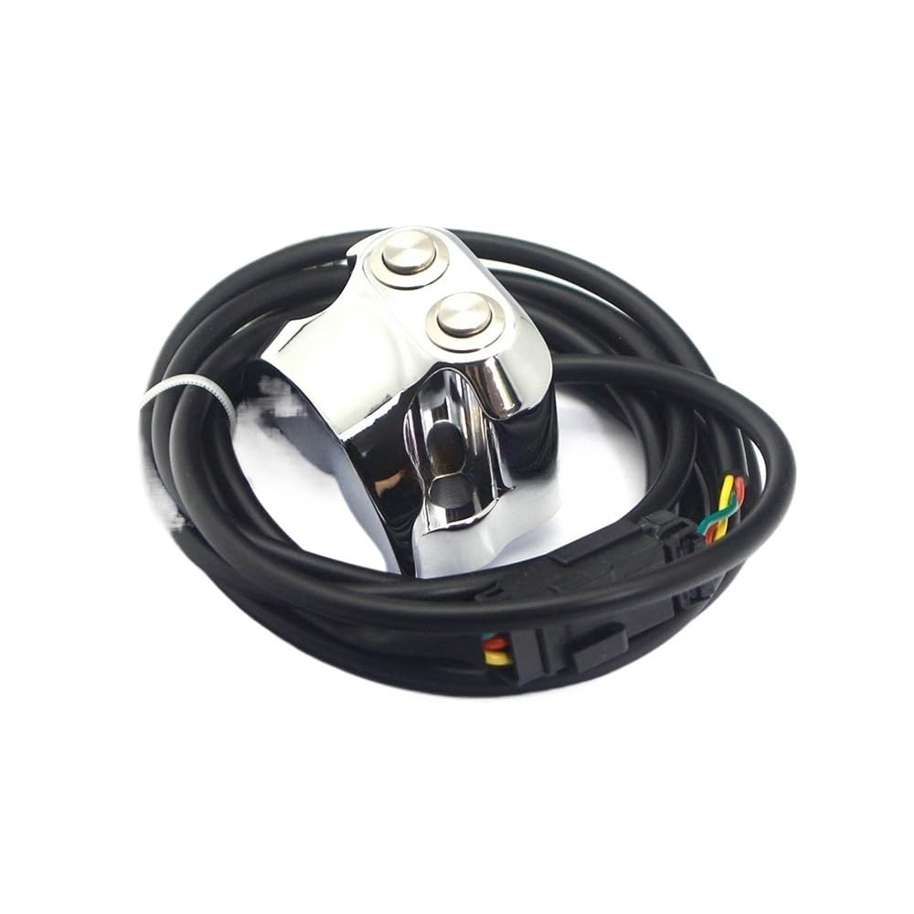 Botones Manillar ON-Off Interruptor Interruptor Control Suspensión Neumática para Manillar 1'' Y 25 Mm 2 Botones para Sportster 883 1200 XL para Dyna Street Glide V-Rod