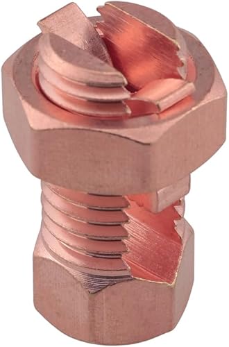 Miniatura 3 de 4 piezas de conector de perno dividido de cobre Abrazaderas de conexión a tierra Conector de perno dividido de resistencia superior para completar
