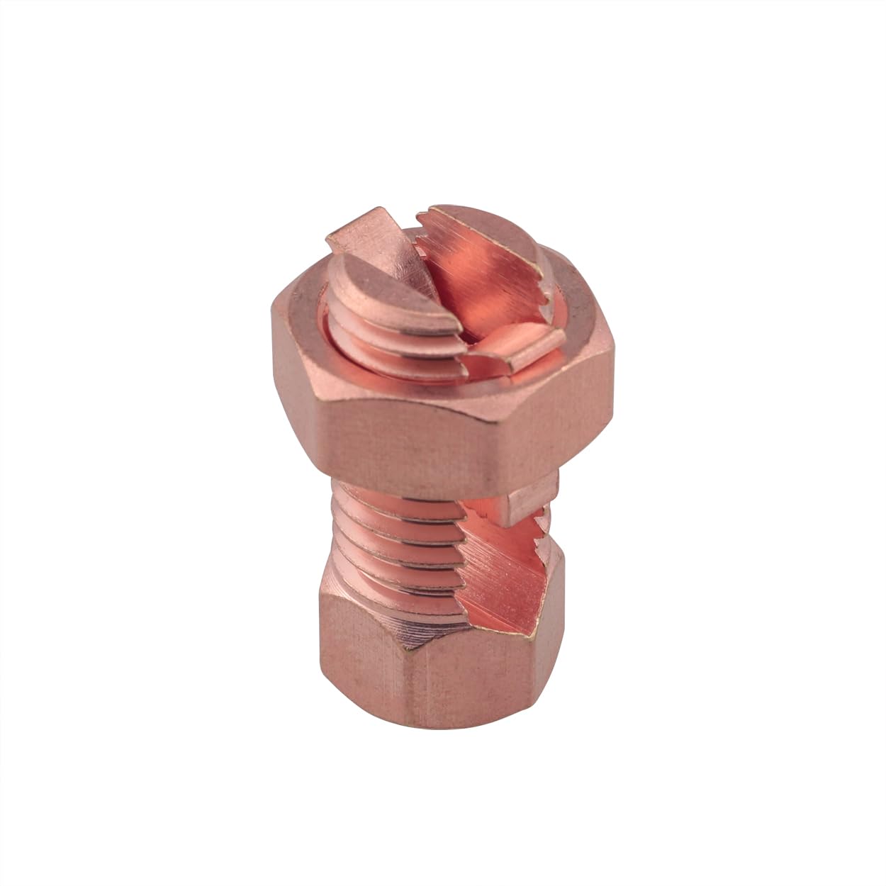 Copper Split Bolt Connectors - 4 Pack -3 Copper Split Bolt Connectors - 4 Pack -3