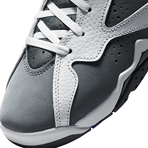 Nike Jordan Kid's Air 7 Retro Gs Flint 2021 Dj2777-100 Shoes, White/Varsity Purple, 6 Big Kid #TOP7