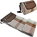 Produktbild HappyPicnic Picknickdecke, Extra Groß 87 x 67 In. mit Wasserdichter Unterlage, Tragbare Picknickdecke mit Karos auf Wiesen und Sandstrand Camping und Party im Freien
