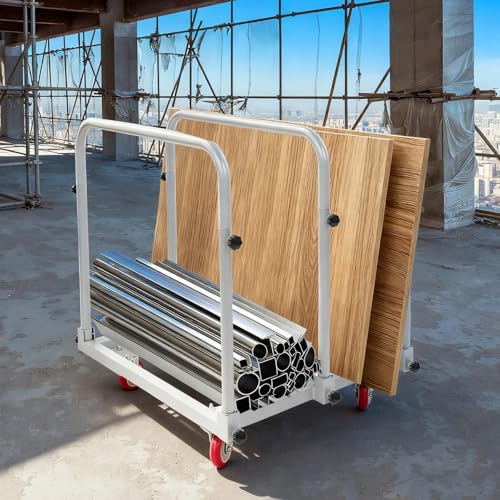 Carretilla industrial de acero 1400 lbs 31 x 28 x 35 pulgadas miniatura 4