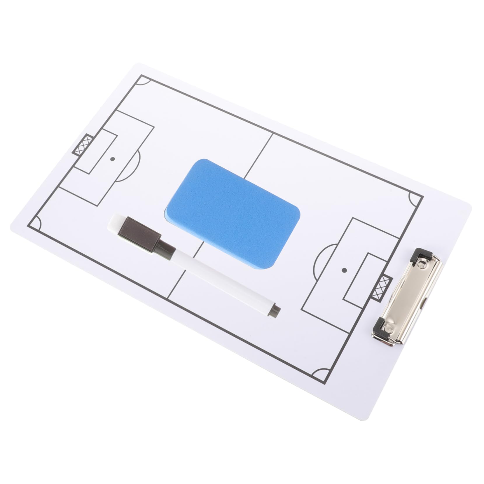 BESPORTBLE 1 Set Handball Marker Board Kit Double Sided Writing Board with Pen Durable Clipboard for and Players for Handball Training and Matches